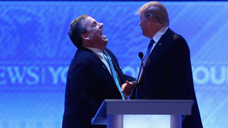 Chris Christie Blew His Shot With the Trump Team by Being a Camera Hog